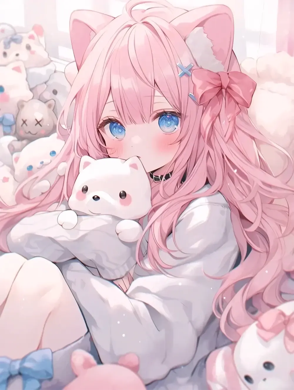 hinh nen dien thoai 4k anime cute 2