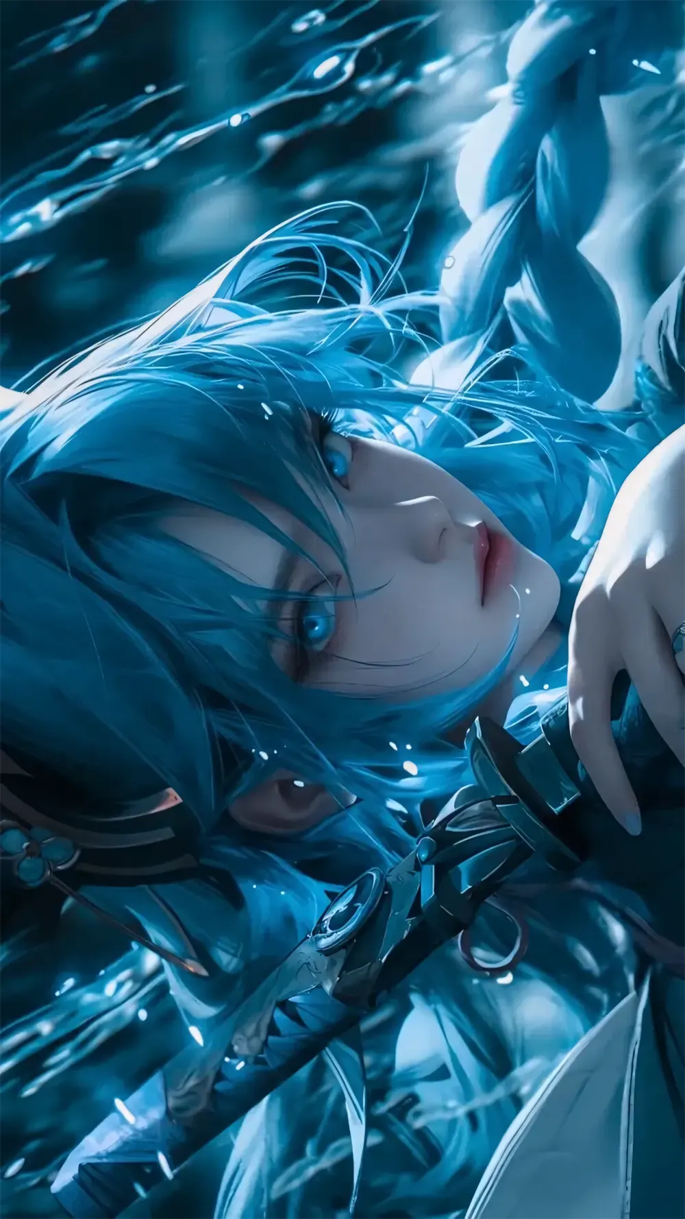 hinh nen dien thoai 4k anime iphone 15